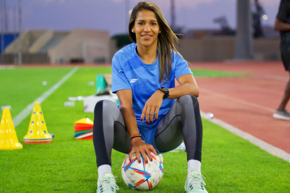 Irene Tobar jugadora del equipo Al Amal SC de la Premier League de Arabia Saudita. PERIODISTA: JERSON RUIZ FECHA: 29/11/2024 AG-AGENCIA AG-PERIODISTA
