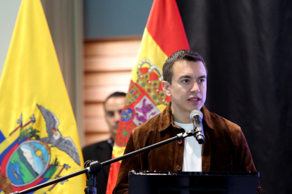 Daniel Noboa en una foto del 28 de noviembre de 2024.