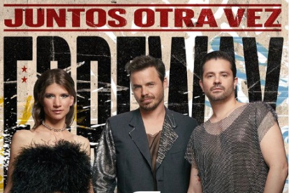 Camila Bordonaba, Benjamín Rojas y Felipe Colombo integran Erreway.