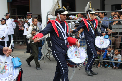 Homenaje. Estudiantes participarán de los eventos cívicos en Loja este fin de semana.