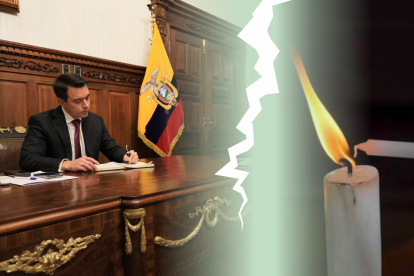El presidente Daniel Noboa inició su mandato cuando Ecuador ya tenía cortes de luz.