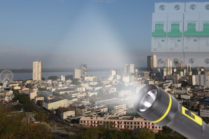 Los apagones en Guayaquil continúan.