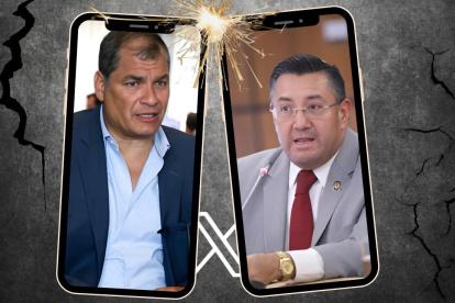 Rafael Correa e Iván Saquicela confrontaron por el caso Sobornos.