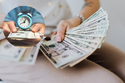 Dinero. En diciembre la pensión de alimentos para los hijos es doble.