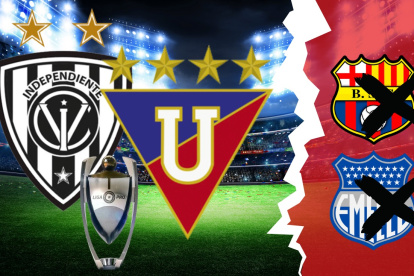 Liga de Quito e Independiente del Valle una final que ya se vivió en el 2023.