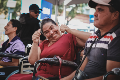 Adultos mayores y personas con movilidad reducida fueron beneficiados.