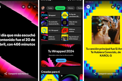 Spotify Wrapped 2024: tu año musical ya está disponible.