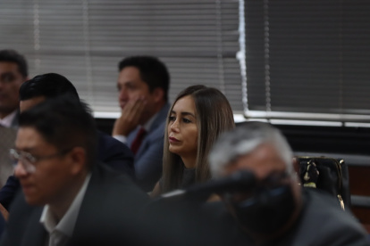 Maribel Barreno durante el juicio por el delito de obstrucción a la justicia.