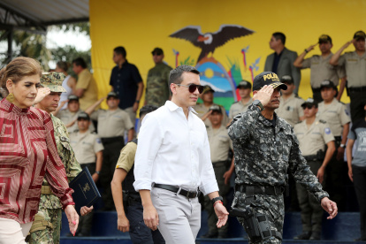 El presidente de la República, Daniel Noboa Azín.