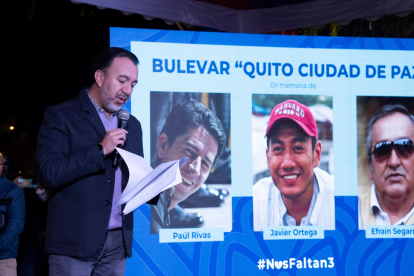 Equipo periodístico asesinado en Colombia.