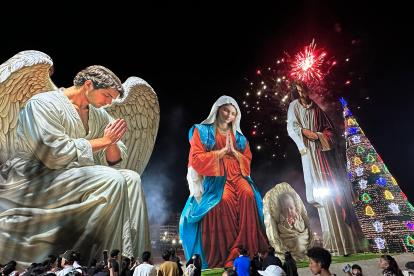 El pesebre es una de las principales atracciones esta Navidad.