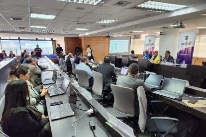 Presentantes del Banco Central, el Ministerio de Economía y Finanzas y otras instituciones presentaron indicadores económicos.