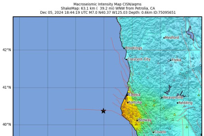 El terremoto en California no ha dejado víctimas mortales, pero sí una alerta de tsunami.