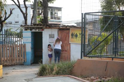 El parque, aunque readecuado hace dos años, muestra signos de deterioro