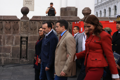 En medio de la Serenata Quiteña, Muñoz y Noboa hablaron de Economía e inversión.
