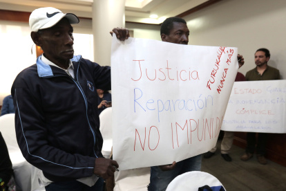 Afectados por la empresa Furukawa y sus familiares realizaron varias protestas buscando justicia.