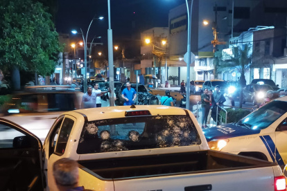 La camioneta en la que se trasladaba el director recibió más de 40 impactos de bala.