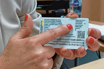 Información. En el anverso de la cédula se detallará el tipo de discapacidad, porcentaje y condición.