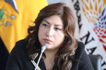 La asambleísta Inés Alarcón preside la Comisión de Soberanía y Seguridad.