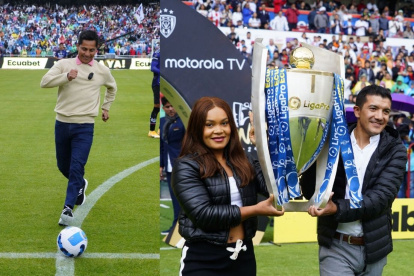 El estadio Rodrigo Paz se vistió de ORO para la primera final de la LigaPro, pero esta vez, el encuentro fue eclipsado por un homenaje sin precedentes en el fútbol ecuatoriano.
En un hecho histórico, tres de los más grandes deportistas olímpicos de nuestro país se convirtieron en los protagonistas indiscutibles de la tarde. Neisi Dajomes y Richard Carapaz, ambos con medallas de oro olímpicas en sus respectivas disciplinas, tuvieron el honor de entregar el trofeo de LigaPro, eso fue para el aplauso.
Mientras tanto, Jefferson Pérez, el primer ecuatoriano en obtener una medalla de oro olímpica, llevó la pelota al centro del campo, iniciando así un partido que quedará marcado en la memoria de todos los aficionados. Y lo hizo con la tradicional caminata de la marcha, los aplausos fueron por millares.
Fue un momento cargado de emoción y orgullo nacional, una muestra de gratitud hacia estos atletas que han enaltecido el nombre de Ecuador en el escenario mundial. La presencia de Dajomes, Carapaz y Pérez en el estadio fue una inyección de energía y motivación para los jugadores, quienes tuvieron la oportunidad de compartir el campo con sus héroes.
La sorpresa de la tarde del 7 de diciembre del 2024, fue sin duda la participación de estos tres medallistas olímpicos. Su presencia no solo realzó la importancia del evento deportivo, sino que también sirvió como un recordatorio del talento y la dedicación de los deportistas ecuatorianos.
El hecho de que Carapaz, uno de los más grandes ciclistas de la historia de nuestro país, lleve tatuado el escudo de Liga de Quito, añadió un toque especial a este emotivo homenaje.
En definitiva, la primera final de LigaPro en el estadio Rodrigo Paz quedará en la historia como un día en el que el deporte y el patriotismo se unieron para celebrar a los grandes ídolos del país. Un momento que inspirará a las futuras generaciones de deportistas ecuatorianos a alcanzar sus sueños y a poner en alto el nombre de Ecuador en el mundo.