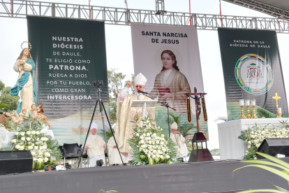 Narcisa de Jesús nació en Nobol, lugar donde se celebró este evento.