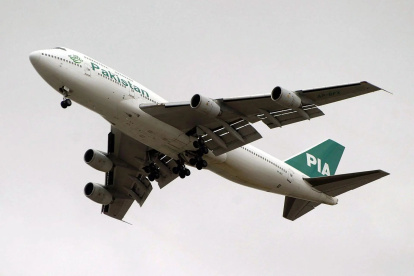 Nave. Uno de los aviones de la aerolínea estatal Pakistan International Airlines (PIA).