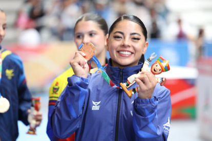 Cristina Orbe fue bronce en la última prueba en el torneo peruano.
