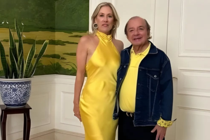 Annabella Azín junto a su esposo Álvaro Noboa.