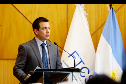 El presidente de la República, Daniel Noboa, anunció que los apagones se suspenden desde el 20 de diciembre de 2024.