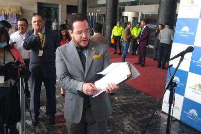 Alejandro Muñoz, secretario de la Asamblea Nacional, habló de la posibilidad de una acción penal.