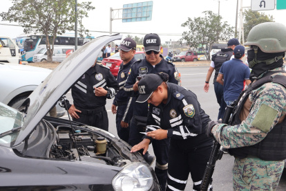 Operativos entre el Bloque de Seguridad y la Comisión de Tránsito del Ecuador (CTE).