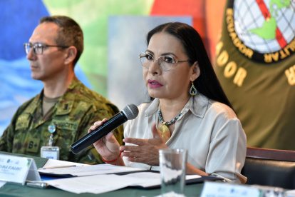 Diana Atamaint recordó que el debate de candidatos a la vicepresidencia no es obligatorio.