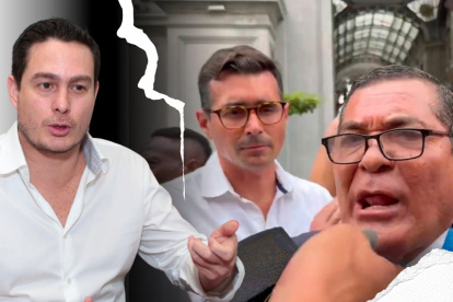 Fernando Cornejo (izquierda) se pronunció sobre la presentación de la denuncia.