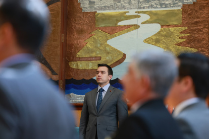 El presidente de la República, Daniel Noboa.