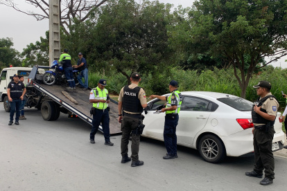 La CTE se sumó al operativo ejecutado en el cantón Daule, parroquia La Aurora.