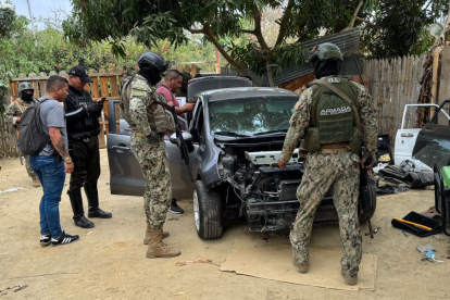 Operativo militar en Manabí.