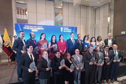 Evento. Trabajadores de la comunicación fueron reconocidos por su labor periodística en lo que va de 2024 en una ceremonia llamada Voces por la Libertad.