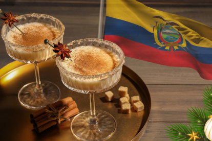 Conoce las bebidas tradicionales ecuatorianas en esta navidad.