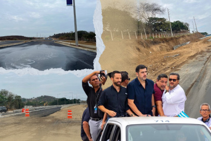 Anillo vial de Chongón fue inaugurado por el alcalde Aquiles Álvarez