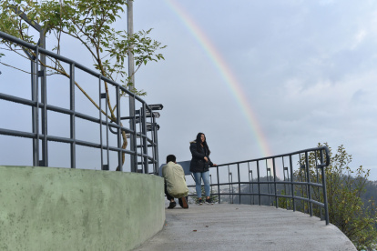 Mirador. Este nuevo espacio cuenta con una vista panorámica de la ciudad y de los volcanes.