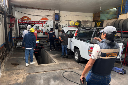 Operativo. Las lavadoras tenían conexiones no registradas.