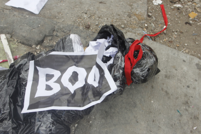 Los bultos en el Albán Borja eran parte de un proyecto "artístico".