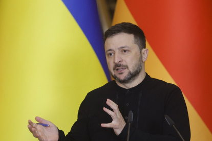 El presidente de Ucrania, Volodímir Zelenski.