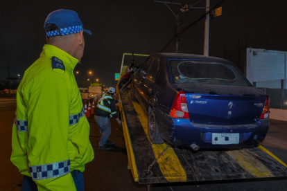 Varios vehículos también fueron retenidos por la ATM