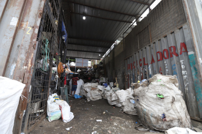 Referencial. Una recicladora de Guayaquil.
