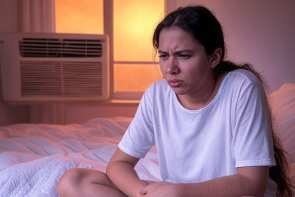 Ilustración. Con el cambio de estación, llega la sensación de calor en las noches.