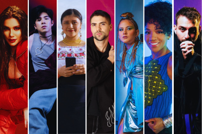 Naiza, Ren Kai, Ñusta Picuasi, Johann Vera, Mar Rendón, Karla Kanora y Johnta.