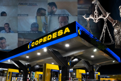 Se desarrolla la audiencia en el caso Triple A. Juez escucha a las defensas de los imputados.