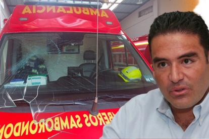El alcalde se pronunció en torno al vandalismo a la ambulancia.