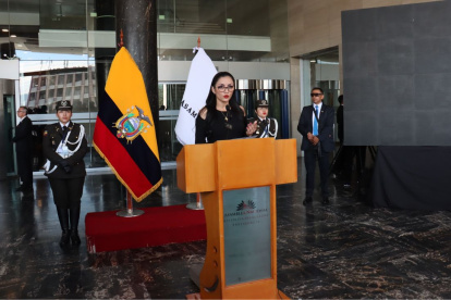 Viviana Veloz es la titular de la Asamblea Nacional.